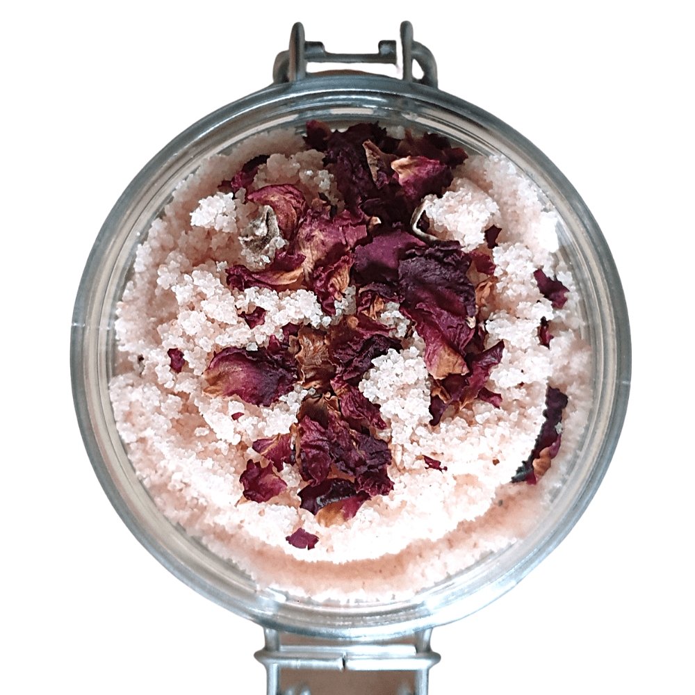 Himalayan Salt and Rose body scrub - LoveShea Skincare